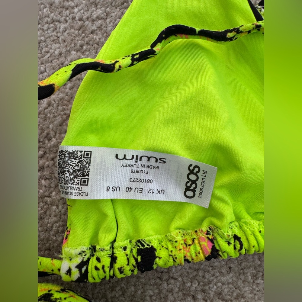 ASOS Neon bikini set - Picture 6 of 17